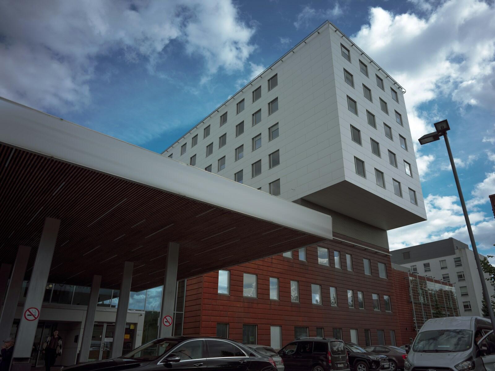 Ingang van een ziekenhuis